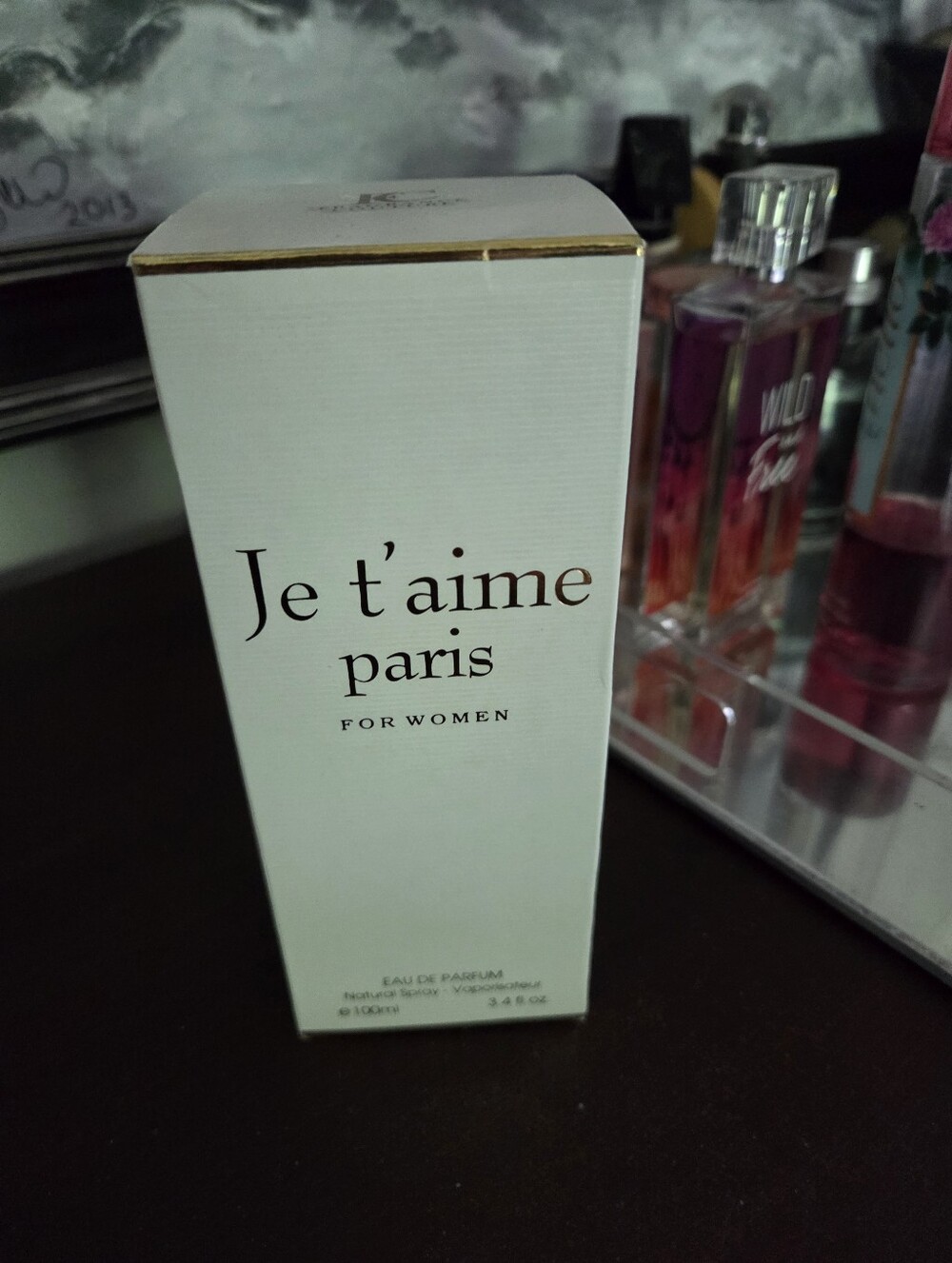 Je t'aime Paris Women's Perfume - Gold & Amber Bottle - Picture 2 of 4
